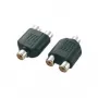 RCA (Cinch) Y-Adapter SpeaKa Professional SP-2873360 — 1x Buchse auf 2x Buchse