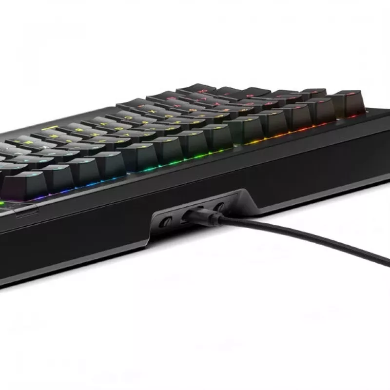 GLORIOUS GMMK 3 Pro – Mechanische 75%-Tastatur, vormontiert, ISO (DE), Fox-Switches, Schwarz