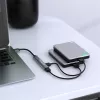 USB-Hub QOLTEC 53792, USB-C 3.1 auf 4 Ports (USB 3.0 x1, USB 2.0 x3)