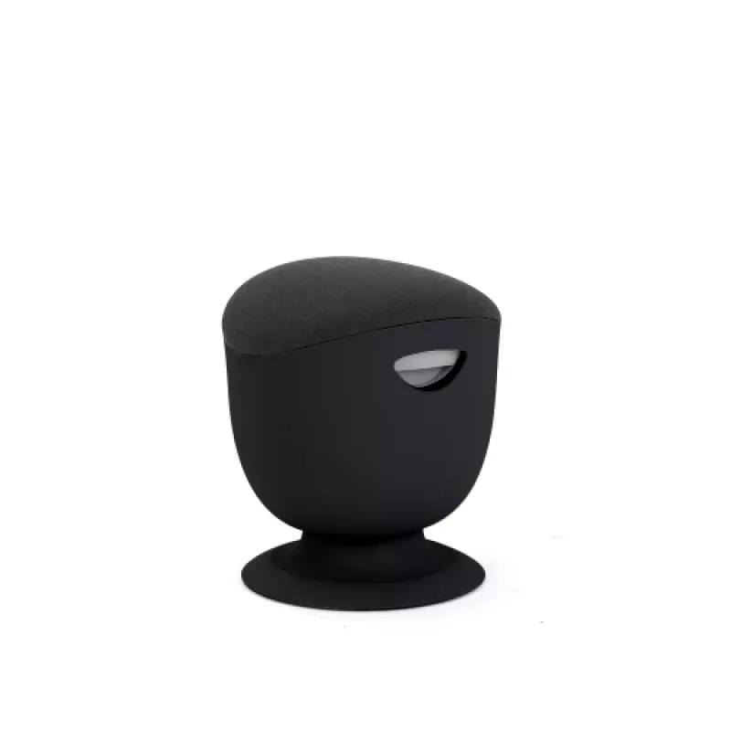 Up Up Seul ergonomischer Balance-Hocker Schwarz, D48 Schwarz (Dunkelgrau) Stoff