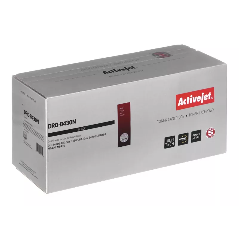 Activejet DRO-B430N Trommel (Ersatz für OKI 43979002; Supreme; 25000 Seiten, schwarz)