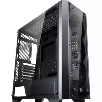 RAIJINTEK PONOS TG4 - Desktop - PC - SPCC - Schwarz - ATX - EATX - EEB - micro ATX - Mini-ATX - Gaming