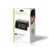 WCACQ30BK, Digitaler Wecker, rechteckig, schwarz, Acrylnitril-Butadien-Styrol (ABS)