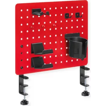 VALUE Pegboard f.Gamer Clamp Mount Rot (17.99.0099)
