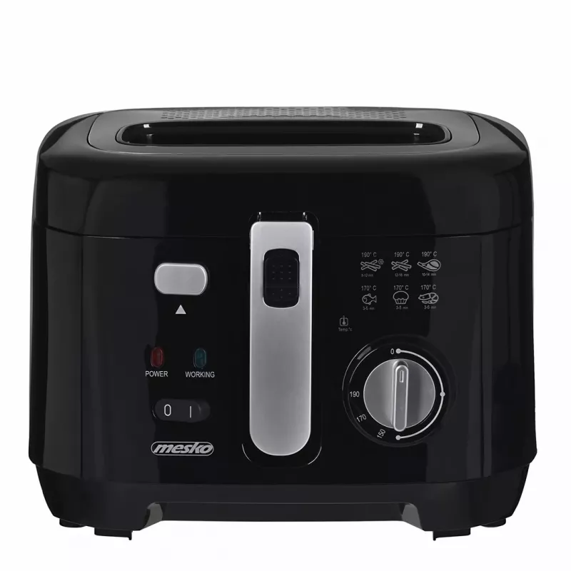 Fritteuse Mesko Home MS 4908 Single 2,5 L 1800 W Schwarz Grau