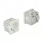 Steckdose DELOCK 81320 CEE 7/3 3P+N+PE 250 V 16 A Weiß ABS 45×45×43 mm