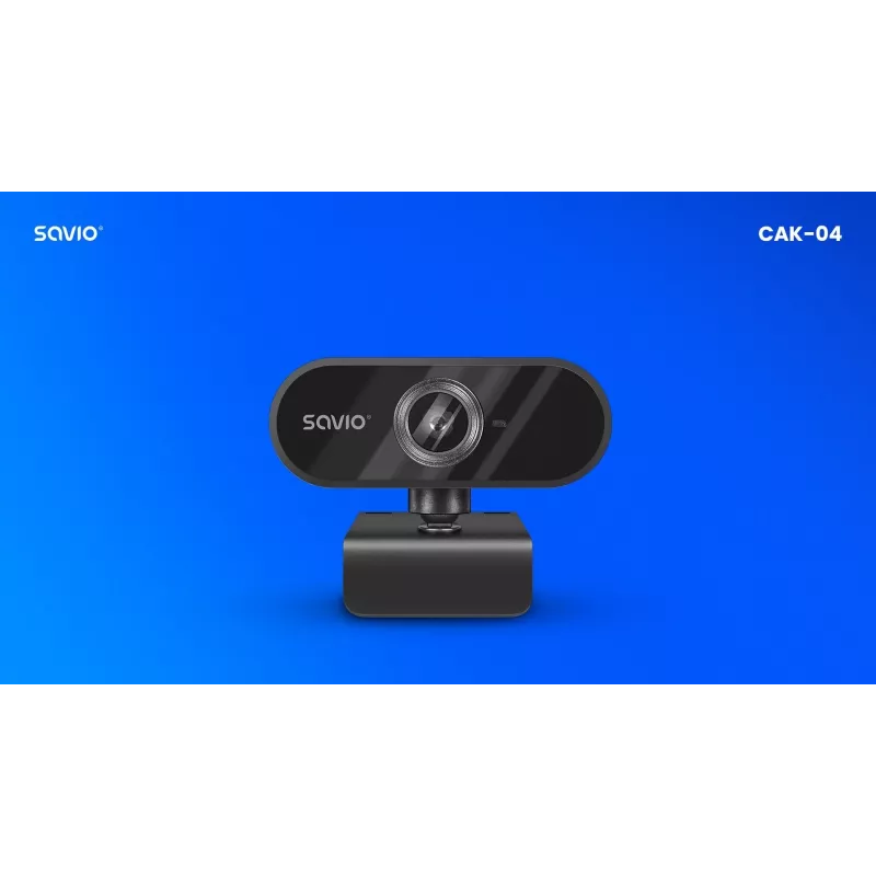 Savio CAK-04 Webcam 720 MP 1280 x 720 Pixel USB Schwarz