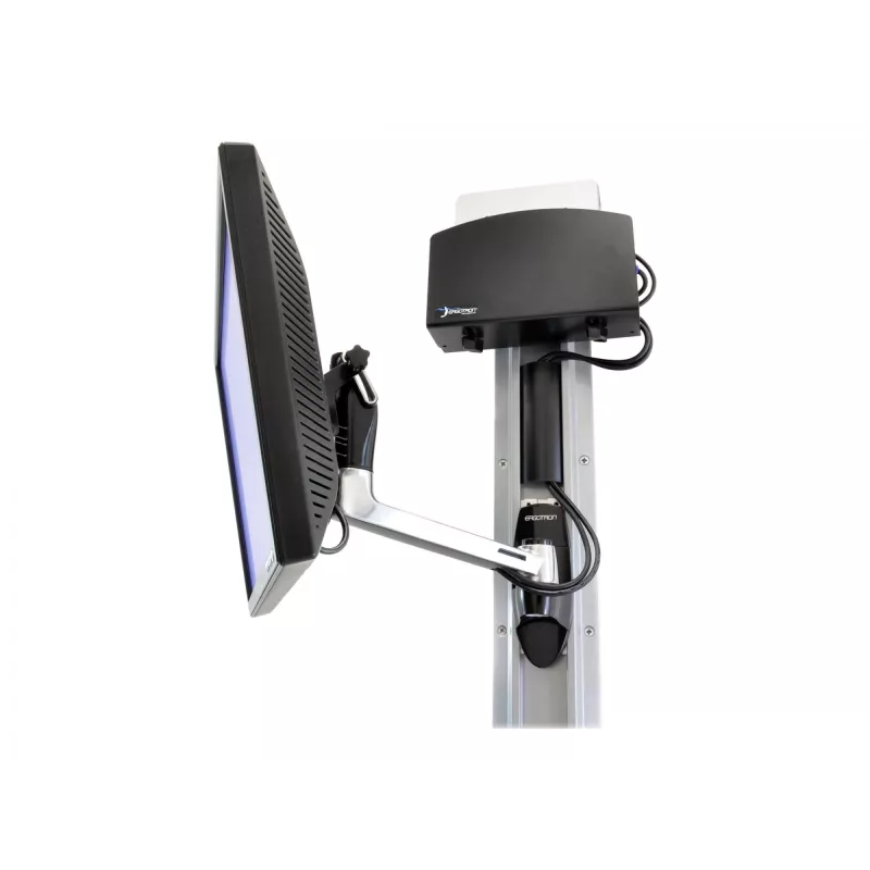 Ergotron LX HD Wandhalterung Swing Arm - Montageset (Schwenkarm, Drehknopf) für TV (Neigung und Schwenkung) - Aluminium - Bildschirmgröße: bis 106,7 cm (bis 106,70 cm (42)) - Montagezubehör