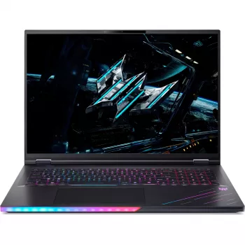 Laptop Acer Predator PH18-73-98E0 — Intel Core Ultra 9 275HX, 18 Zoll WQXGA (2560×1600), 128 GB DDR5, 2 TB SSD, NVIDIA GeForce RTX 5080, Windows 11 Pro, Schwarz