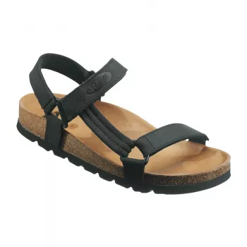 Sandalen Scholl Unisex Heaven Schwarz Braun Leder EVA Größe 45 — Braun, EVA-Laufsohle, Leder-Innensohle