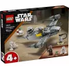 LEGO Star Wars Set 75410 N-1 Starfighter Modell mit 92 Teilen, Minifiguren Mando und Grogu