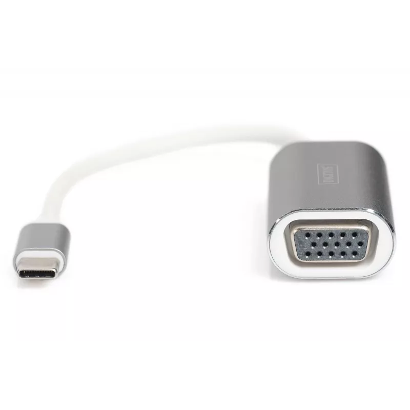 DIGITUS DA-70837 VGA-Adapter 1080p FHD auf USB 3.0 Typ C, Aluminium