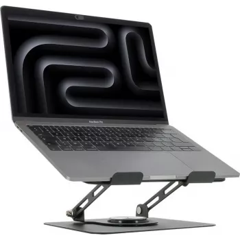 Mobilis Ergonomischer Laptop-Ständer mit 360° drehbarer Basis (001390)