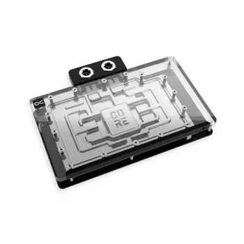 Backplate Alphacool 10268 Acryl Aluminium Chrom Kupfer Nylon Schwarz 160,8 mm