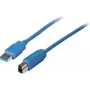 USB-Kabel Typ A auf B ShiverPeaks 3.0 (Modell 77030) – Daten- und Geräteverbindung