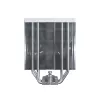 CPU-Luftkühler Montech NX400, 120-mm-Lüfter, Weiß, Maße 156×74×120 mm, TDP 270 W