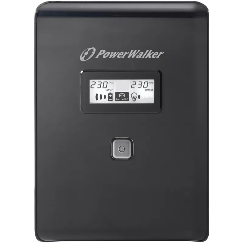 PowerWalker VI 2000 LCD 2 kVA 1200 W 2 AC-Ausgänge