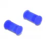 Port-Staubschutzkappe DELOCK 60672 für DL4-Anschlüsse, Silikon, blau, 14×27×14 mm, 10er-Pack