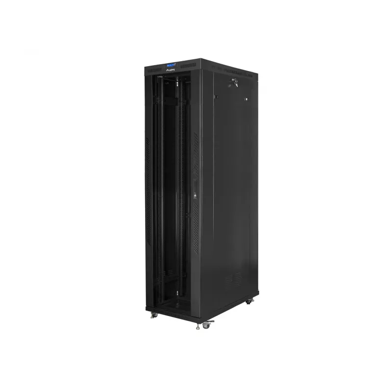 19-Zoll-Rack-Schrank LANBERG FF01-8247-12BL, 47U, 800x1200 mm, Glasfronttür