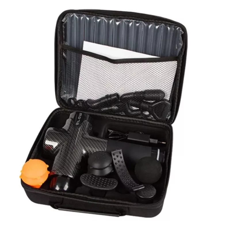 Massagegerät BLOW Wave 5000 mit 10 austauschbaren Aufsätzen und Tragetasche