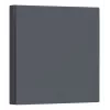 AQARA Smart Wandschalter H1 EU (Ohne Neutralleiter, Einfachwippe) (WS-EUK01-G), Grau - Zigbee Wandschalter mit Relais
