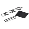 APC NetShelter Kabelmanagement, Ringe, Set mit 5 kleinen und 5 großen, Schwarz
