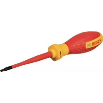 Bosch VDE Schraubendreher TX10 x 75 Professional rot/gelb (1600A02NC5)