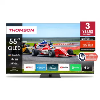 Thomson Q70 Series 55QG7C14 TV 139,7 cm (55) 4K Ultra HD Smart TV Wi-Fi Schwarz 350 cd/m²