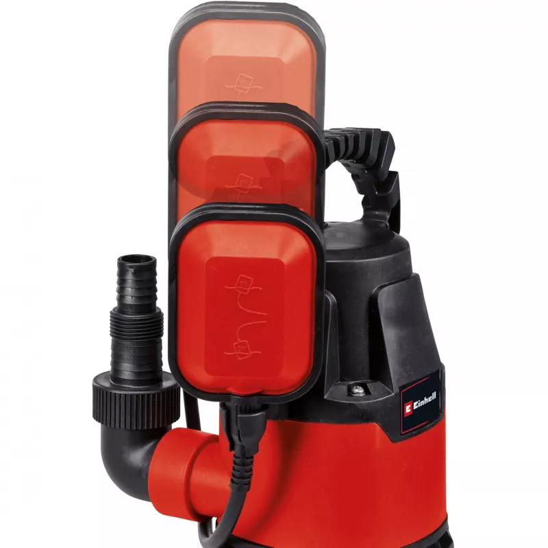 Einhell Klarwasserpumpe GC-SP 2275, Tauch- / Druckpumpe (rot / schwarz, 220 Watt)