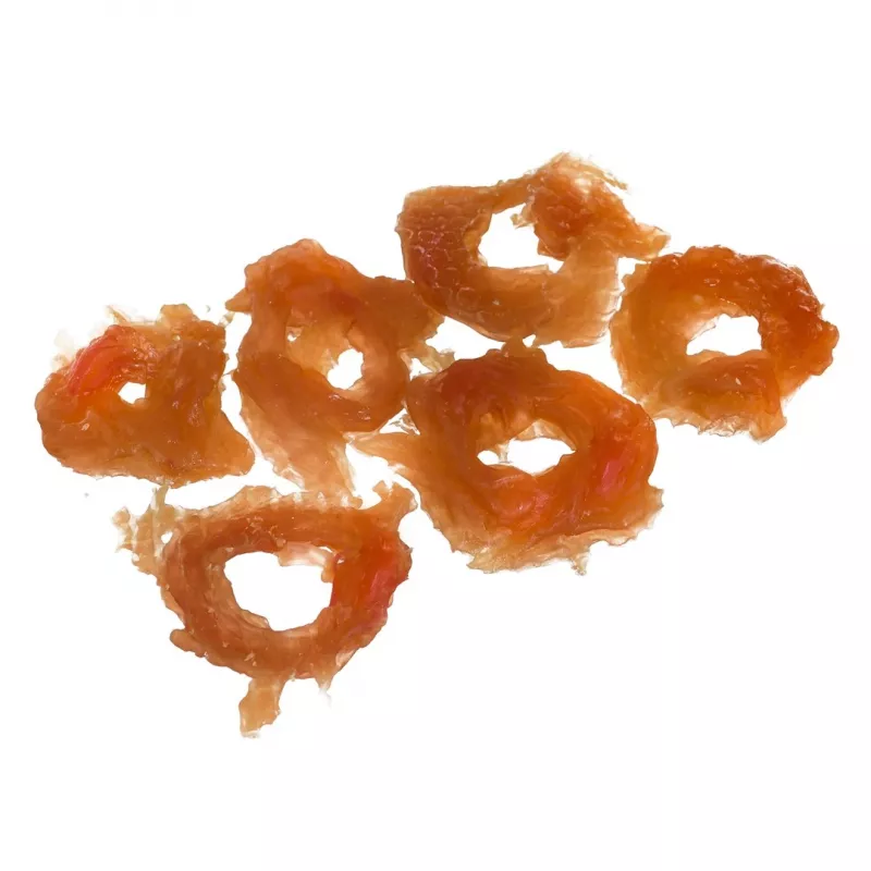 Hundeleckerlis PETITTO Weiche Entenringe 500 g – weiche Leckerlis mit Entengeschmack für das Training, getreidefrei, für ausgewachsene Hunde