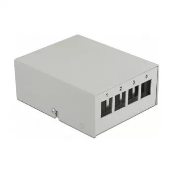 Keystone Patch Panel DeLOCK 43407 4 Port Grau
