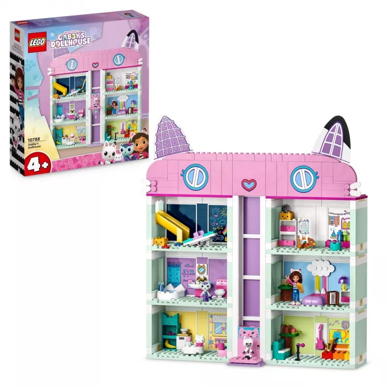 Konstruktionsspielzeug LEGO Gabby's Dollhouse Set 10788 — 498 Teile, 3 Minifiguren, für Kinder ab 4 Jahren