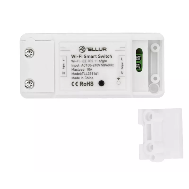 Inline WiFi Switch Tellur TLL331161 2200W — smartes Inline-Relais für Lampen und Geräte