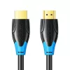 HDMI-Kabel Vention AACBN 15 m, HDMI Typ A auf Typ A, HDMI 2.0, 18 Gbit/s, ARC, vergoldete Kontakte, schwarz