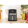 Tefal Easy Fry Silence EY551HE0 Fritteuse Einzel 5 L Stand-alone Heißluftfritteuse Schwarz, Grau, Edelstahl