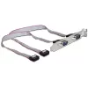 Serielles Kabel DeLOCK 89268 0,4 m DB-9 Stecker