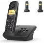 Analoges DECT-Telefon Gigaset A270A Anruferkennung Kabelloser Hörer Schwarz