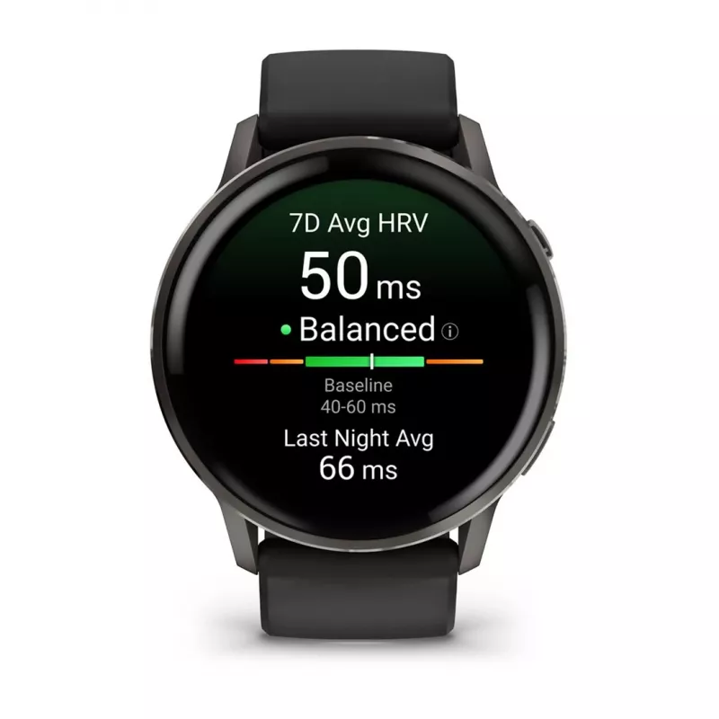 Smartwatch GARMIN Venu 4 1,4 Zoll AMOLED GPS Schwarz, 45 mm Gehäuse, 8 GB, 12 Tage Akku, 5 ATM
