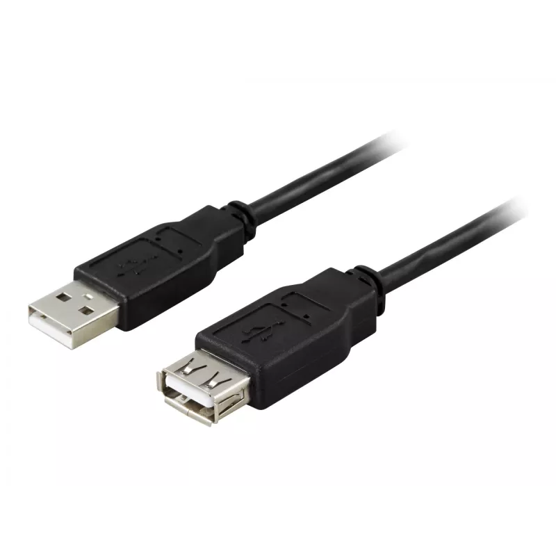 USB-Verlängerungskabel GOOBAY 93600 — USB A auf USB A, USB 2.0, 3 m, schwarz