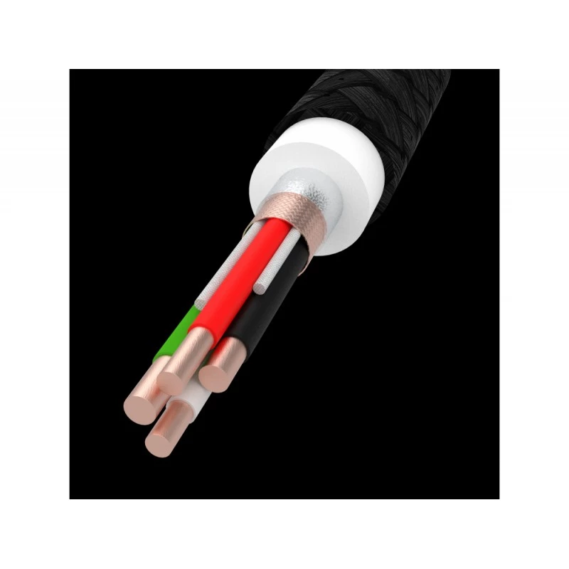 Lightning-Kabel Grün Cell KABGC18 — 2 m, Lightning auf USB-A, schwarz