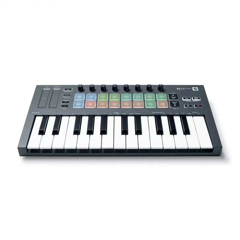 Novation FLKEY Mini - MIDI-Tastatur speziell für FL Studio-Software, 25 Tasten.