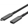 USB-C-Verlängerungskabel USB-C >USB-C Buchse 3.2 PD Textil 0,5m (FL31-74003)