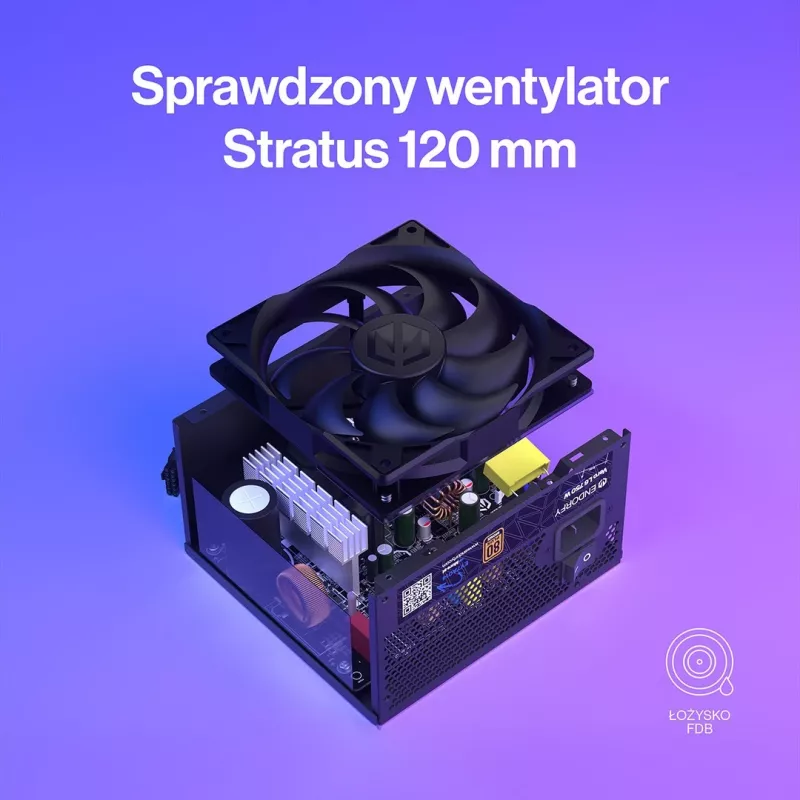 Netzteil ENDORFY Vero L6 750 W, 24-polig ATX, 80 PLUS Bronze, 120 mm Lüfter, Schwarz