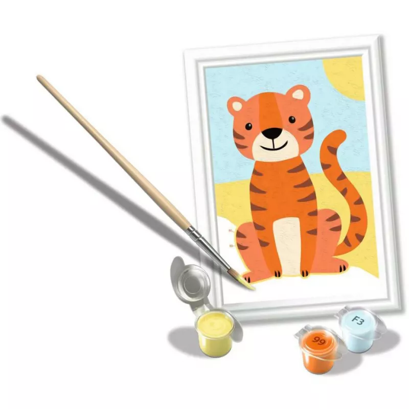 CreArt – Kleiner Tiger, Malen
