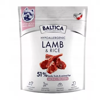 BALTICA Nutraceutic Hypoallergenic S Lamm mit Reis – Trockenhundefutter – 1 kg