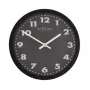 NeXtime Uhr 2906ma Mercure, Ø 25 cm, Wand, Schwarz