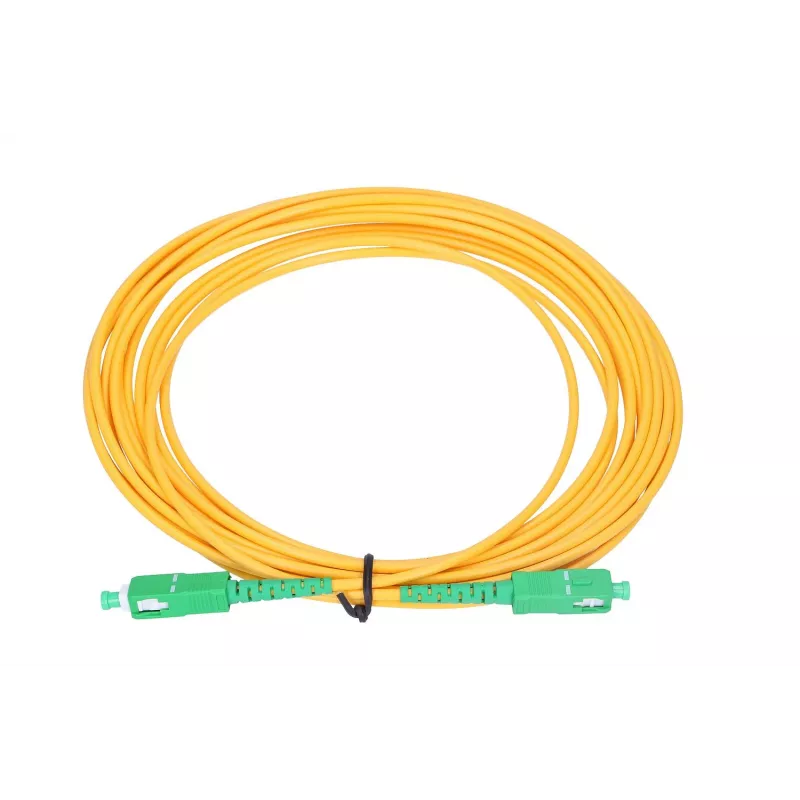 Glasfaser-Patchkabel Extralink SC/APC–SC/APC Singlemode G.652D 3 mm Simplex, 1 m