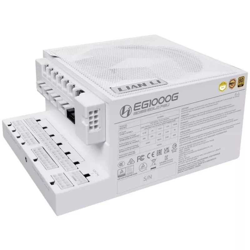 Netzteil Lian Li EDGE GOLD 1000, 1000 W, 80 PLUS Gold, ATX 3.1, PCIe 5.1, USB-Hub