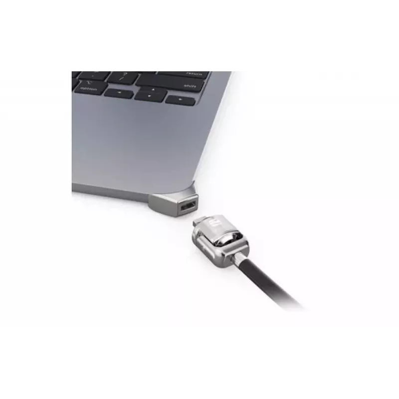 Compulocks Ledge für MacBook Air 13 Zoll M2 und M3 Silber Laptop-Schloss