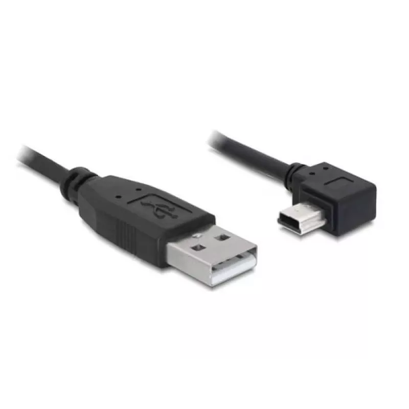 USB-Kabel DeLOCK 82684 USB 2.0 5m USB A Mini-USB B Schwarz